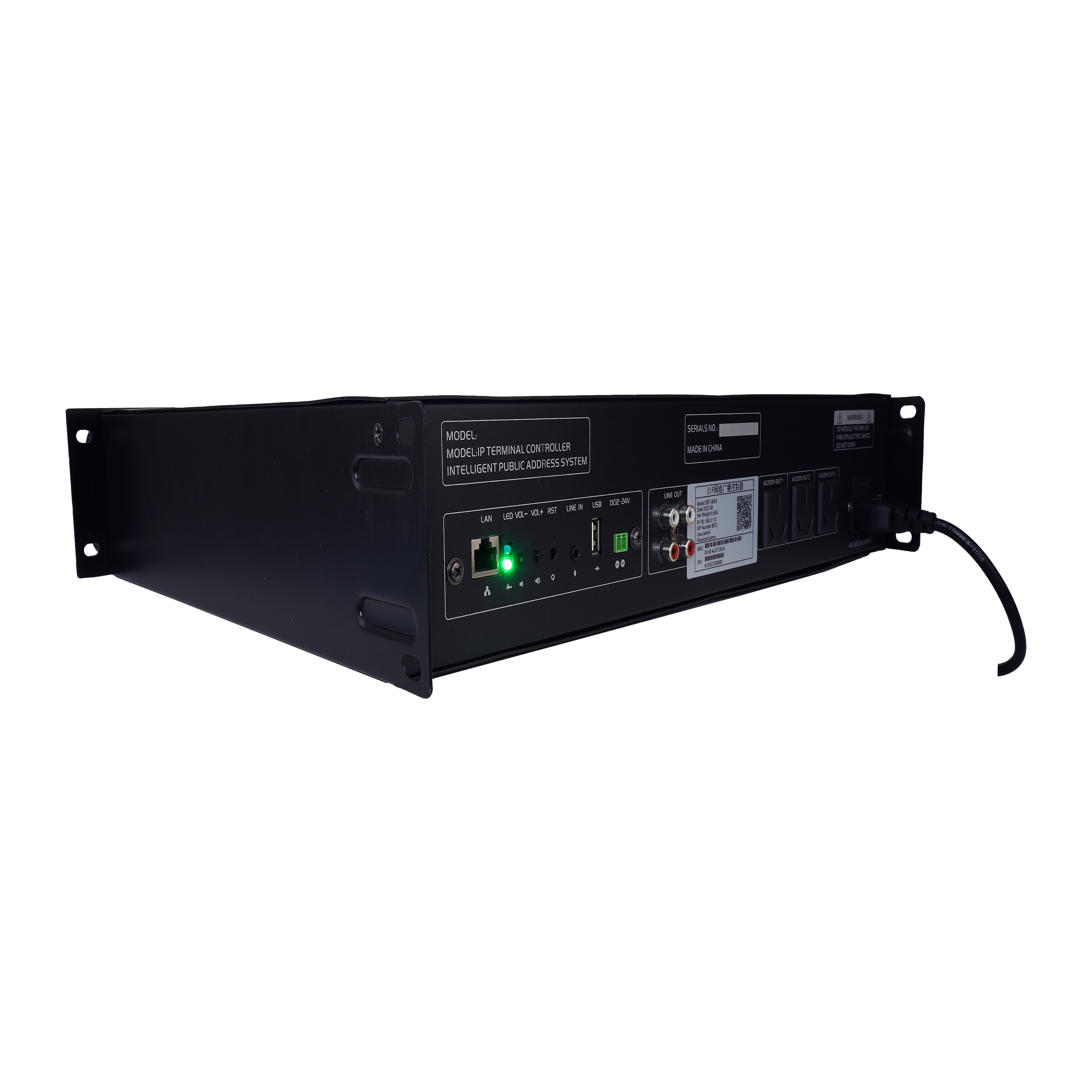 IPSIP網絡廣播終端控制器 OBT-9928