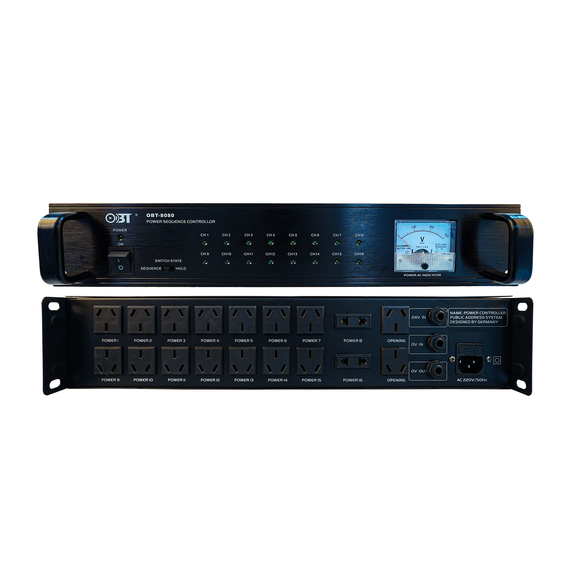 十六位電源時序器 OBT-8080
