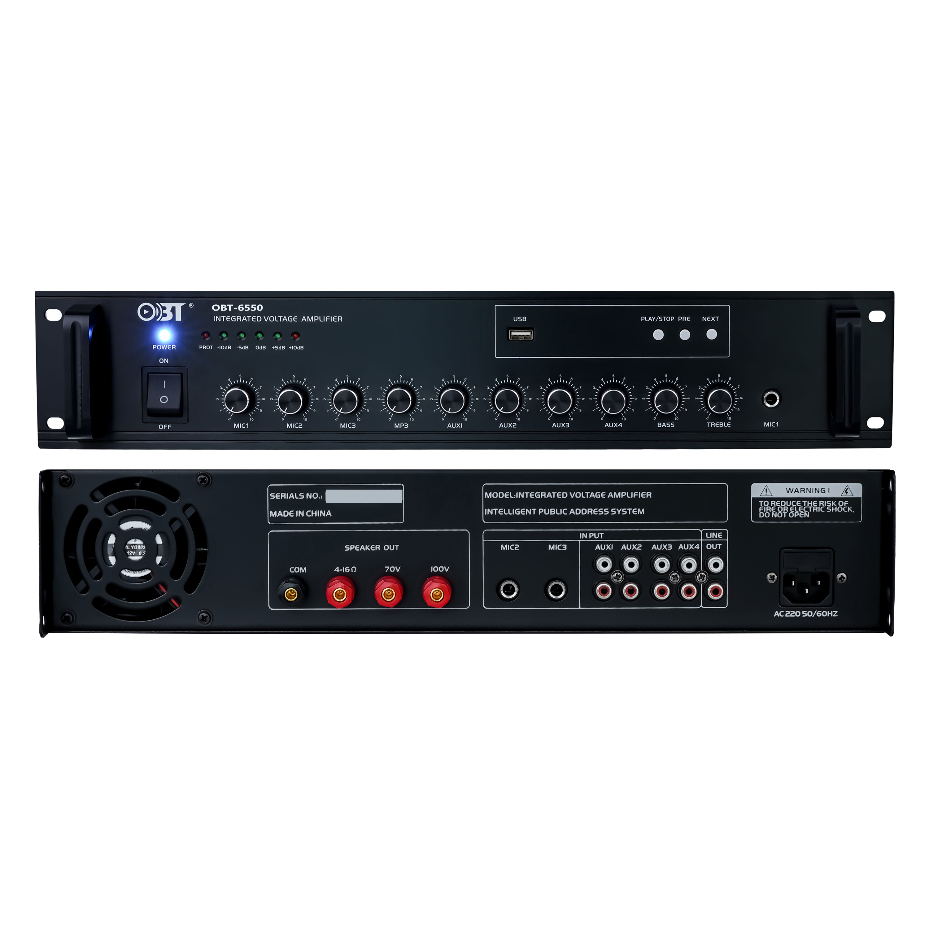 合并定壓功放機 OBT-6550_MP3